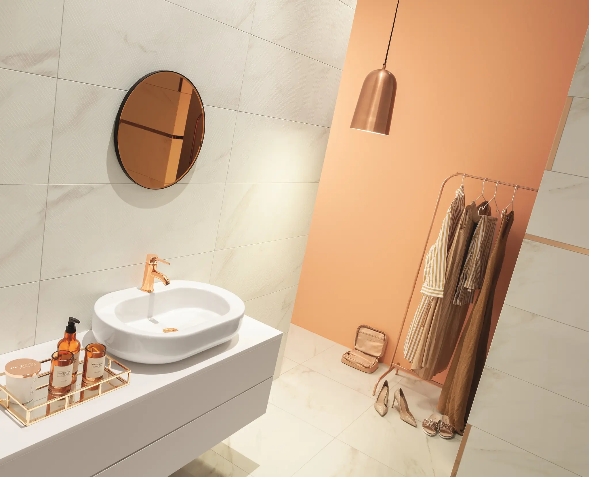 Serenity Sample - Serenity Cream 24x24 Polished Porcelain Tile