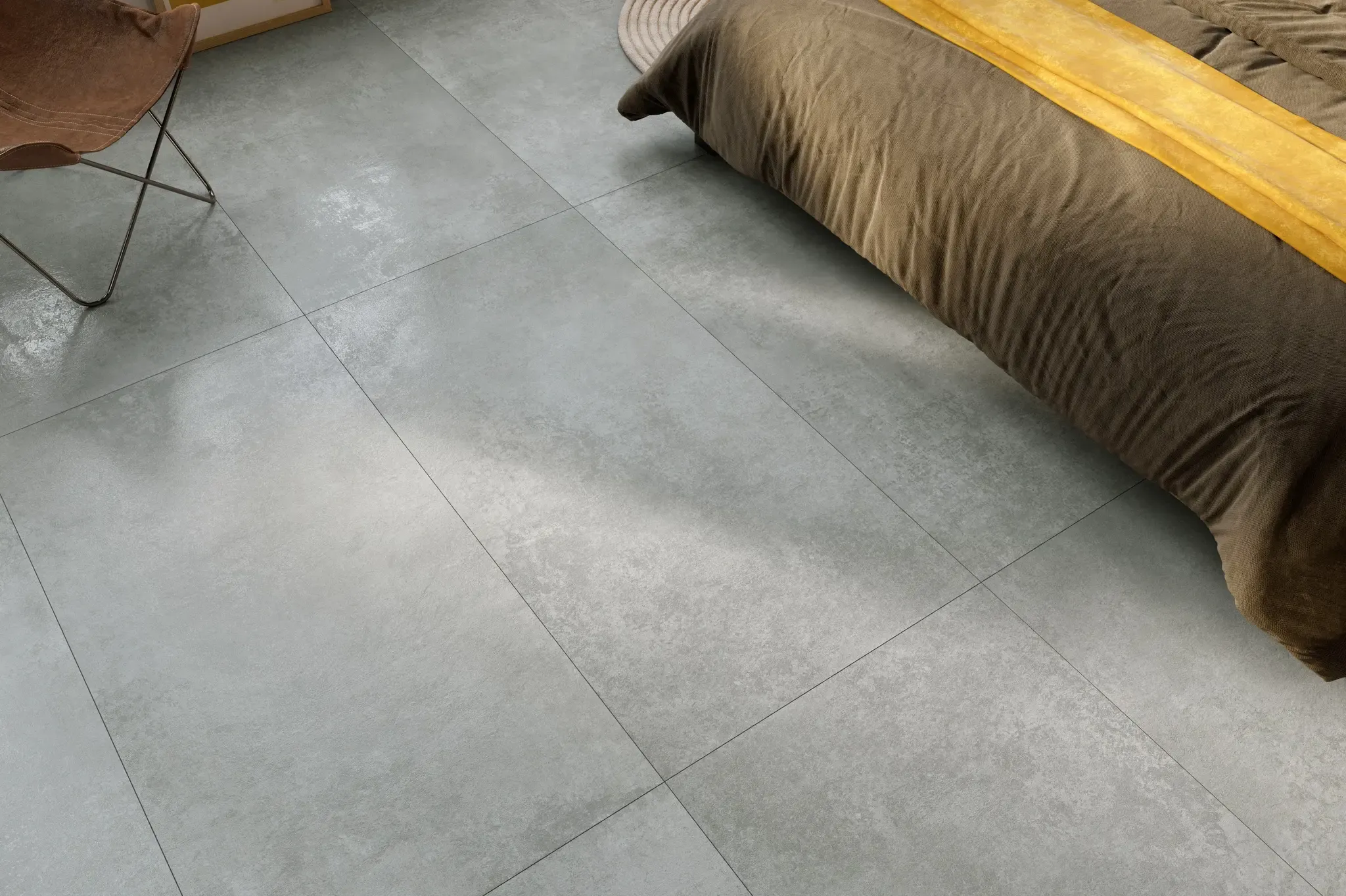 Sancio Gray 30x60 Matte Concrete Look Porcelain Tile