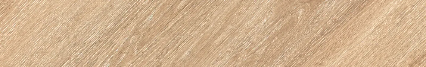 Slant Wood Beige 8x48 Matte Structure Porcelain Tile showing close-up of wood grain texture and matte finish.