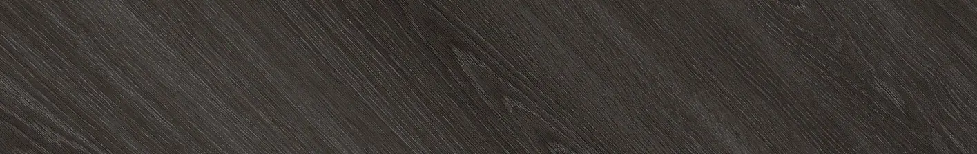 Slant Wood Brown 8x48 Matte Structure Porcelain Tile - close-up showing dark brown wood grain texture and matte finish.