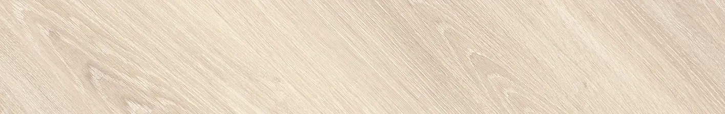 Slant Wood Ivory 8x48 Matte Structure Porcelain Tile showing close-up of textured wood grain surface in light ivory tone.