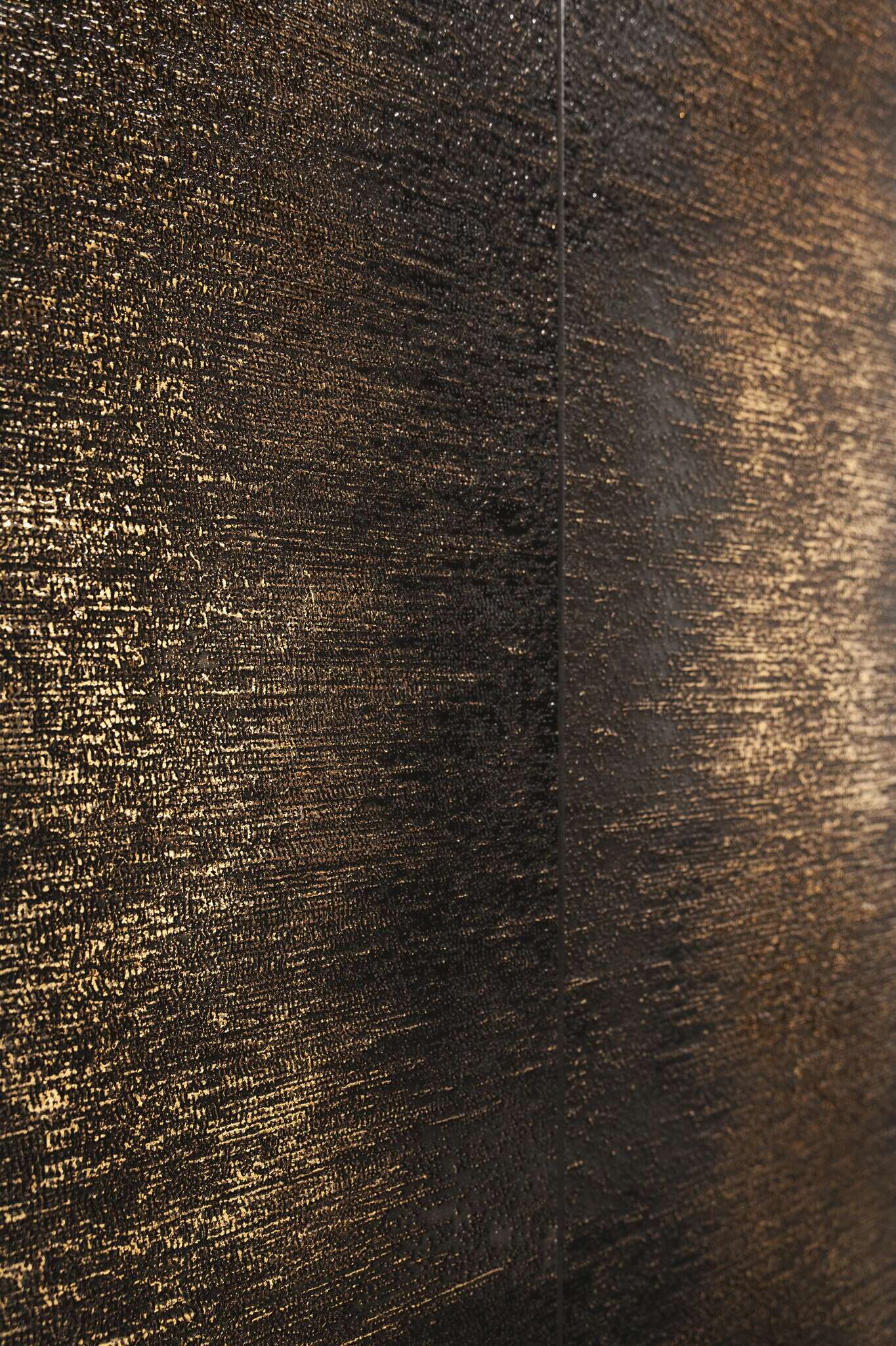 Stardust Black/Gold 13x36 Glossy Ceramic Décor Wall Tile