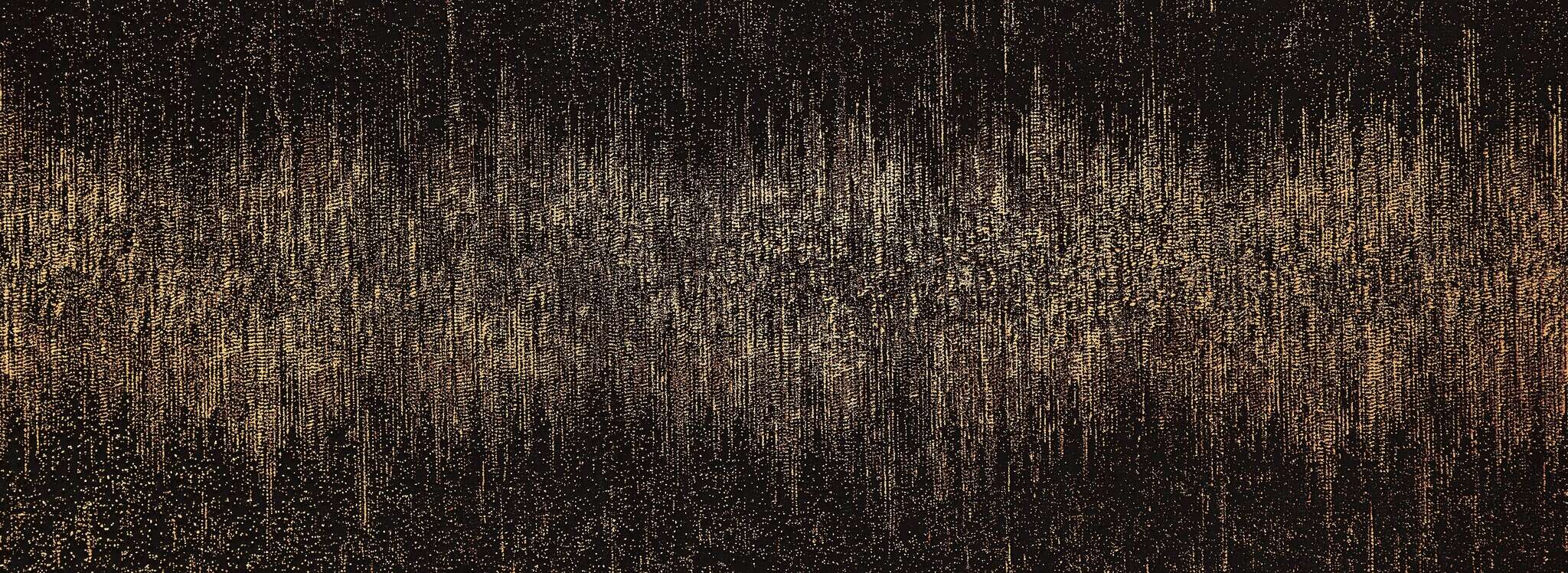 Stardust Black/Gold 13x36 Glossy Ceramic Décor Wall Tile