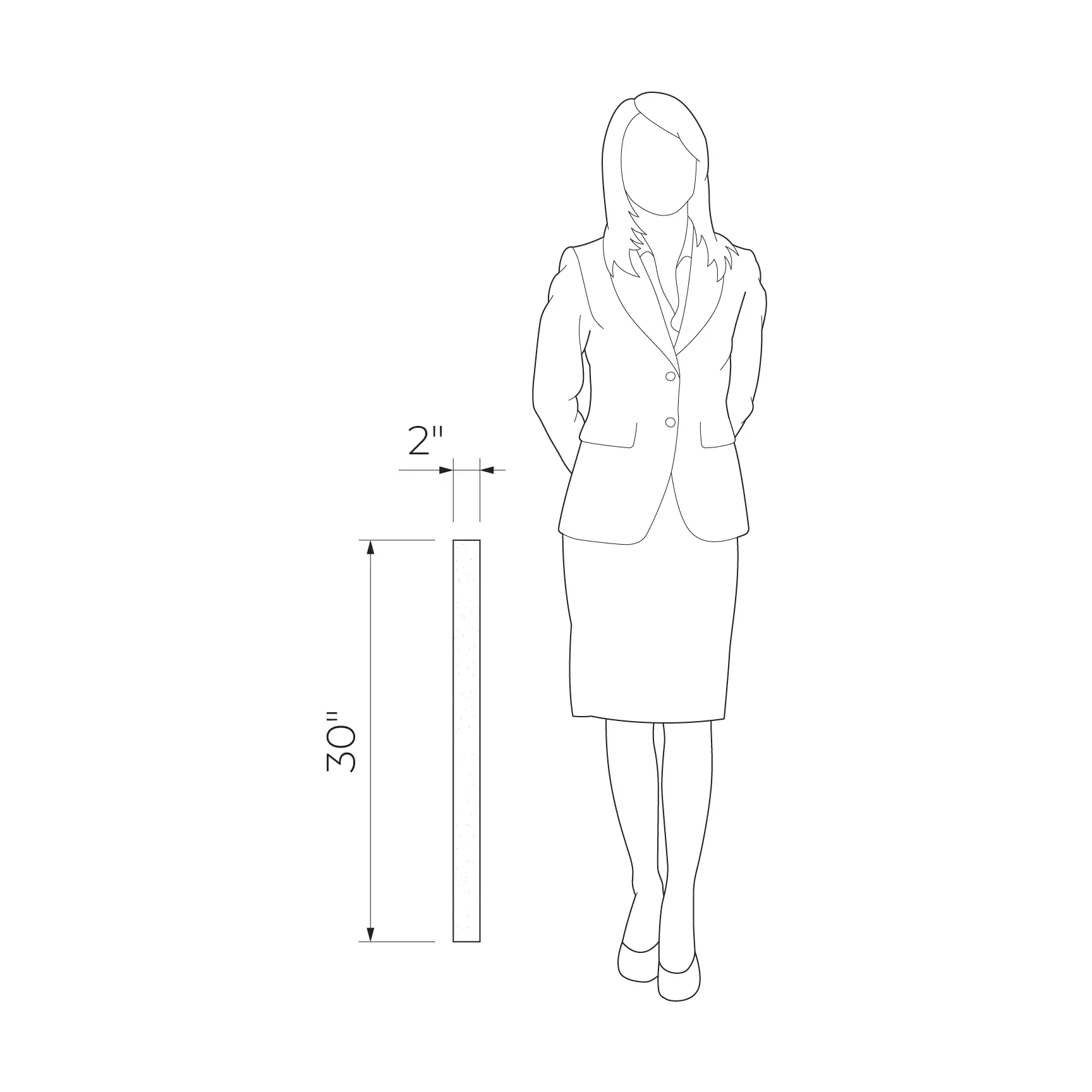 Product is available in different collections Steel 16 2x30 Wall Strip Polished Chrome