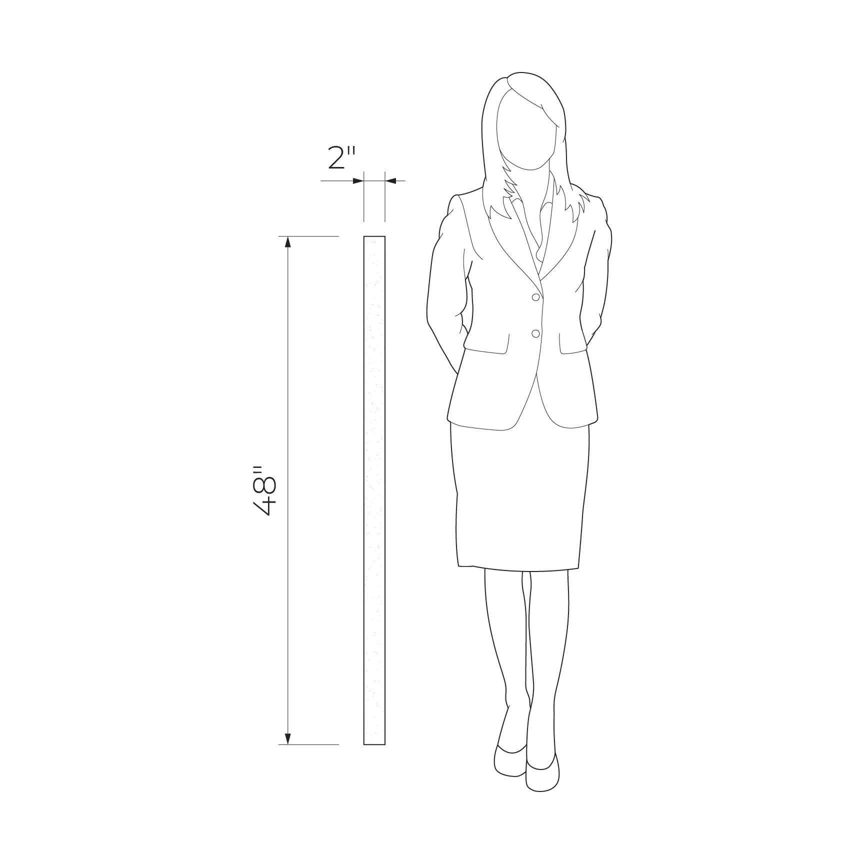 Product is available in different collections Steel 21 2x48 Wall Strip Polished Chrome