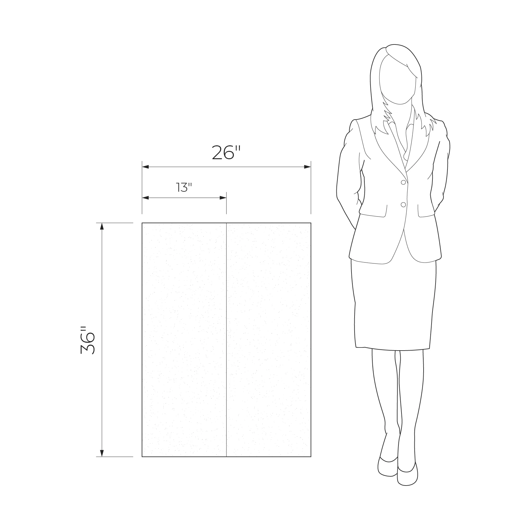 Taonga Light Gray 26x36 Matte Multicolor Leaves Structure Ceramic Décor Tile - Element B