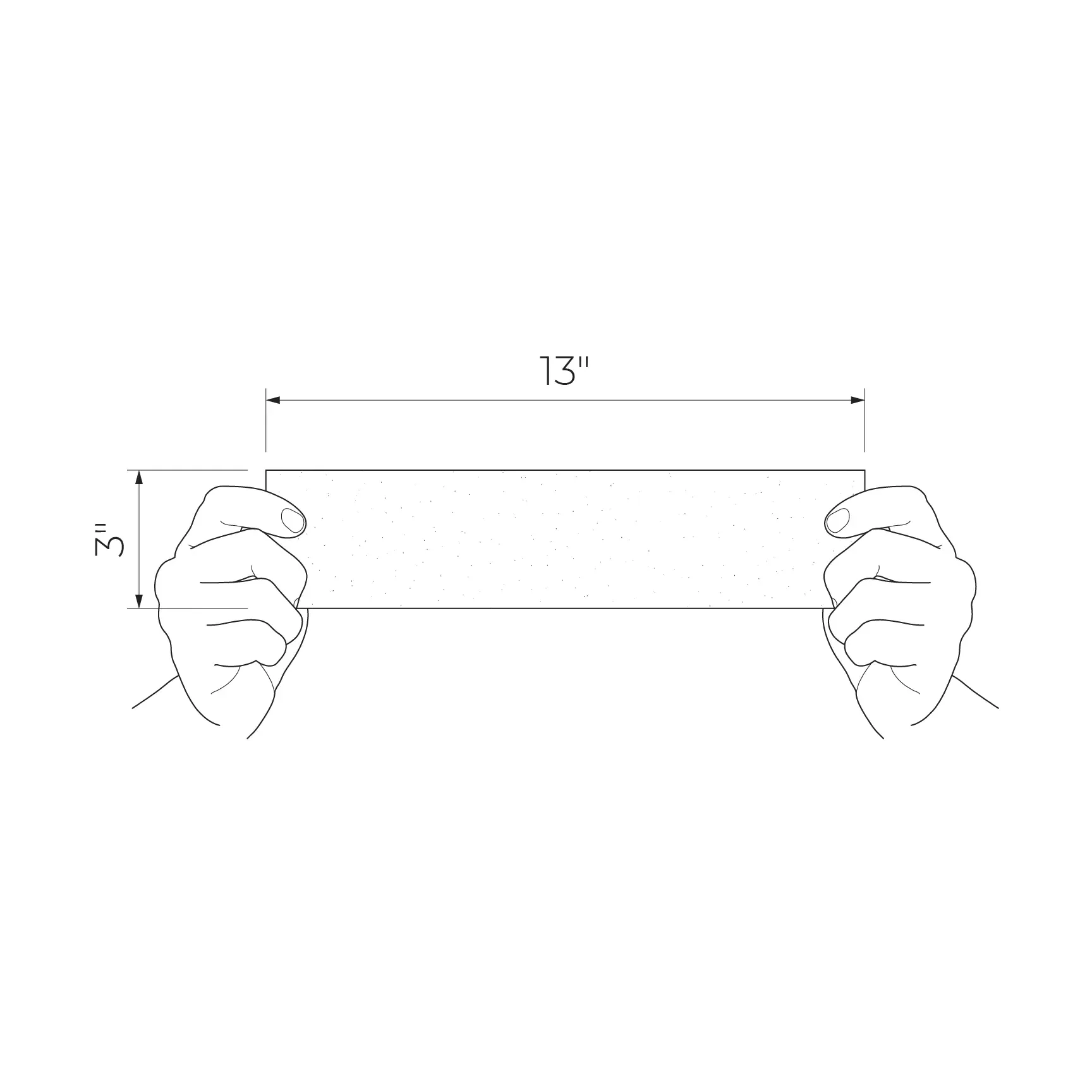 Timeless white 2 Wall strip