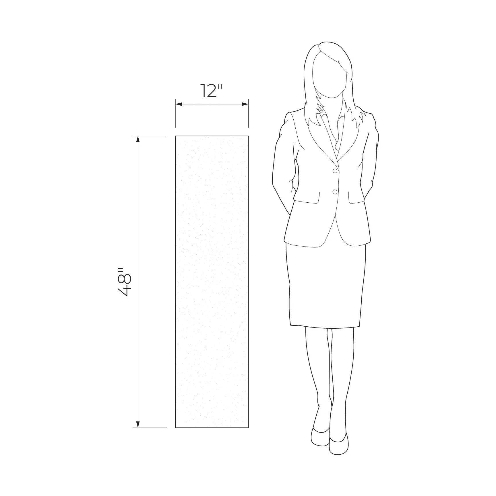 Torano Beige12x48 Matte Porcelain Step Tile