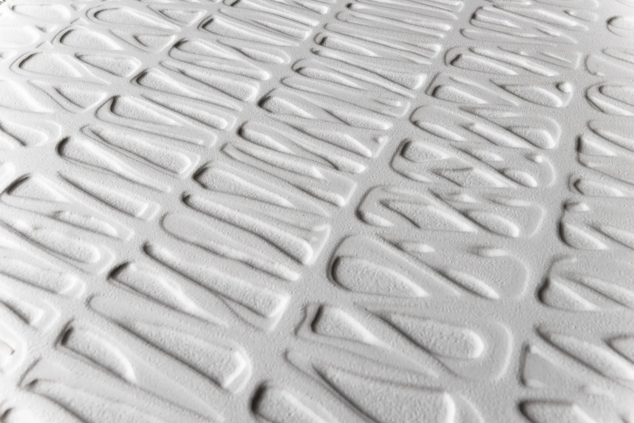 Torino White 12x36 Matte Ceramic Structure 1 Wall Tile