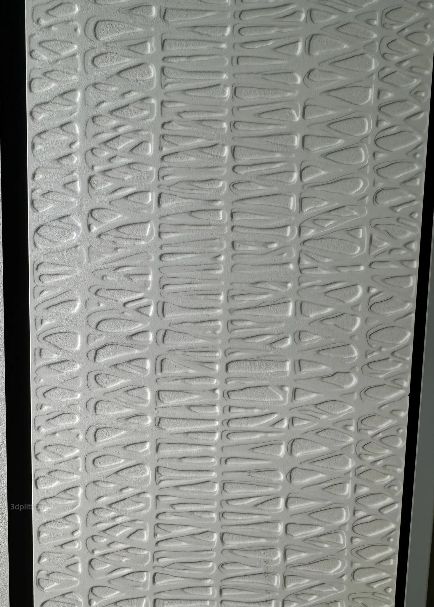 Torino White 12x36 Matte Ceramic Structure 1 Wall Tile