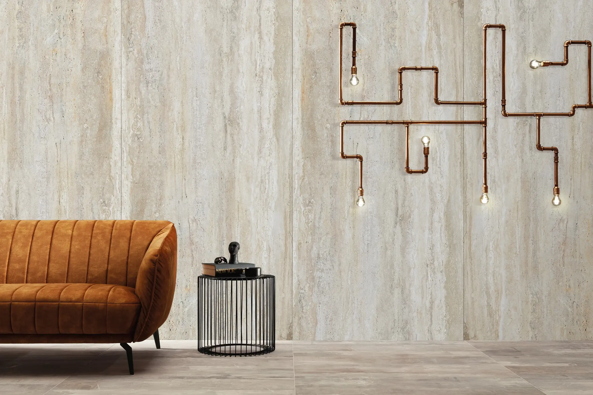 Travertino 13x13 Beige Matte/Brown Polished Travertine Look Porcelain Floor & Wall Baketweave Mosaics