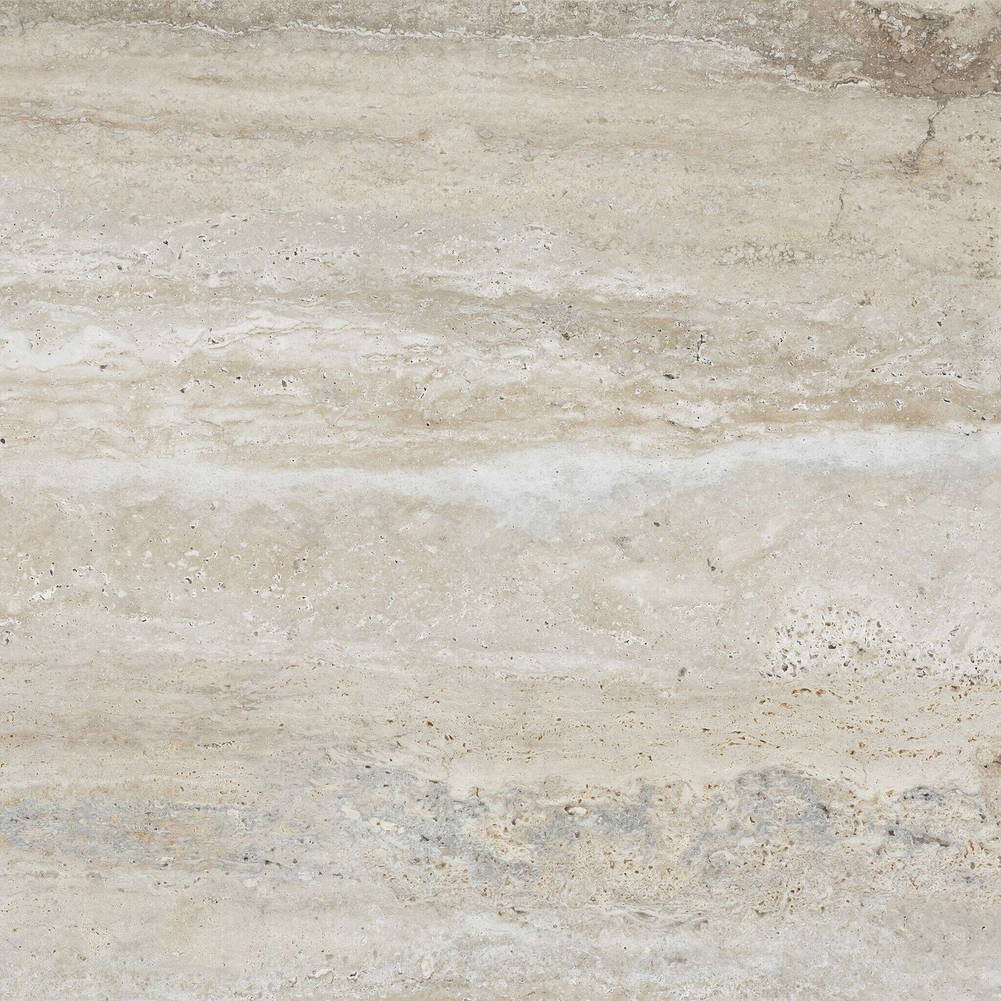 Travertino Beige 24x24 Matte Travertine Look Porcelain Tile