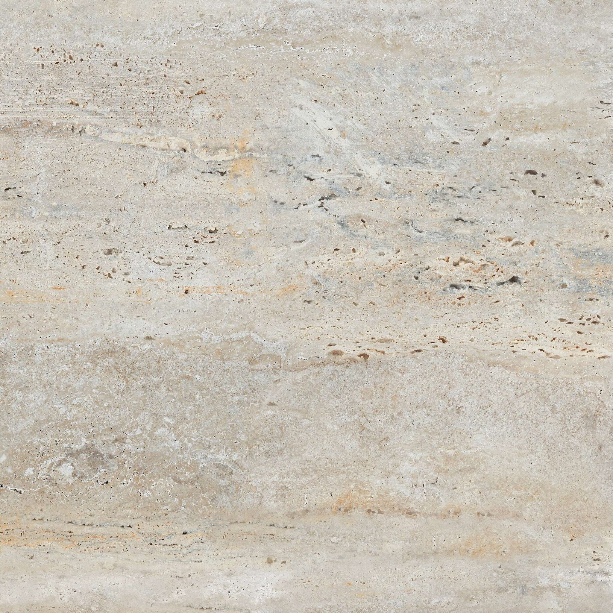 Travertino Beige 24x24 Matte Travertine Look Porcelain Tile