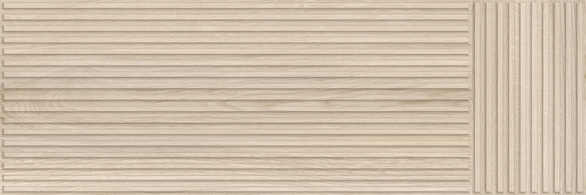 Venawood Almond 12x36 Matte Structure Ceramic Wall Tile - Element 1