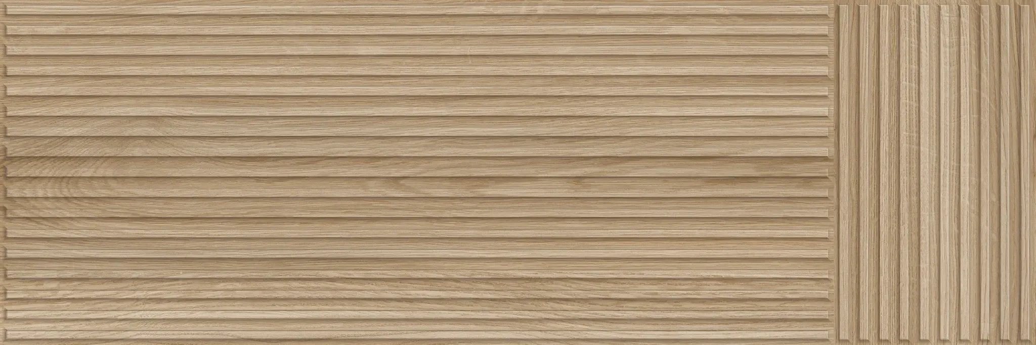 Venawood Oak 12x36 Matte Structure Ceramic Wall Tile - Element 1