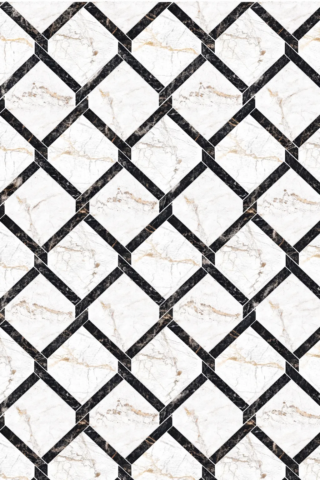 Veneto Black/White 14x14 Matte Structure Floor And Wall Mosaic