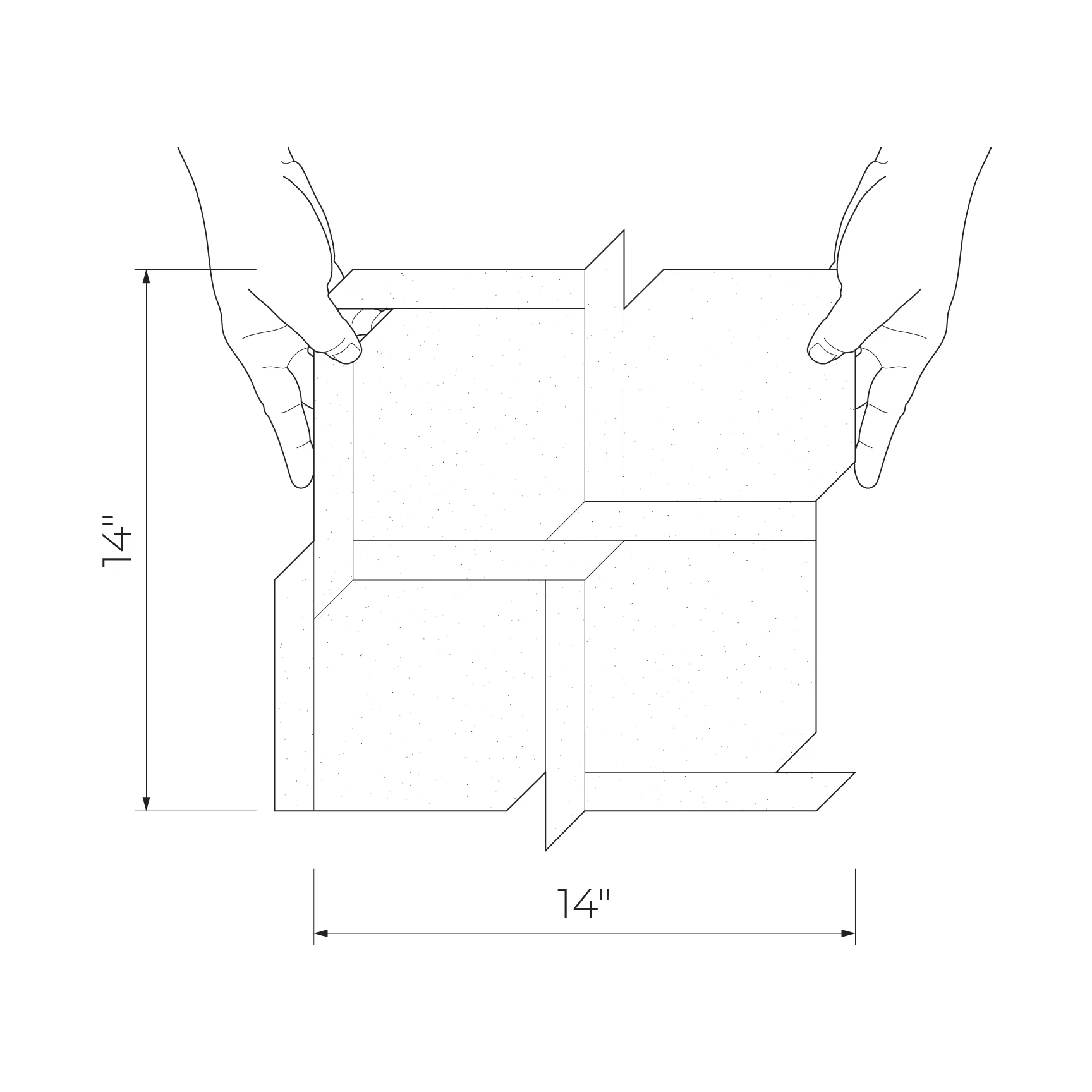 Veneto Black/White 14x14 Matte Structure Floor And Wall Mosaic