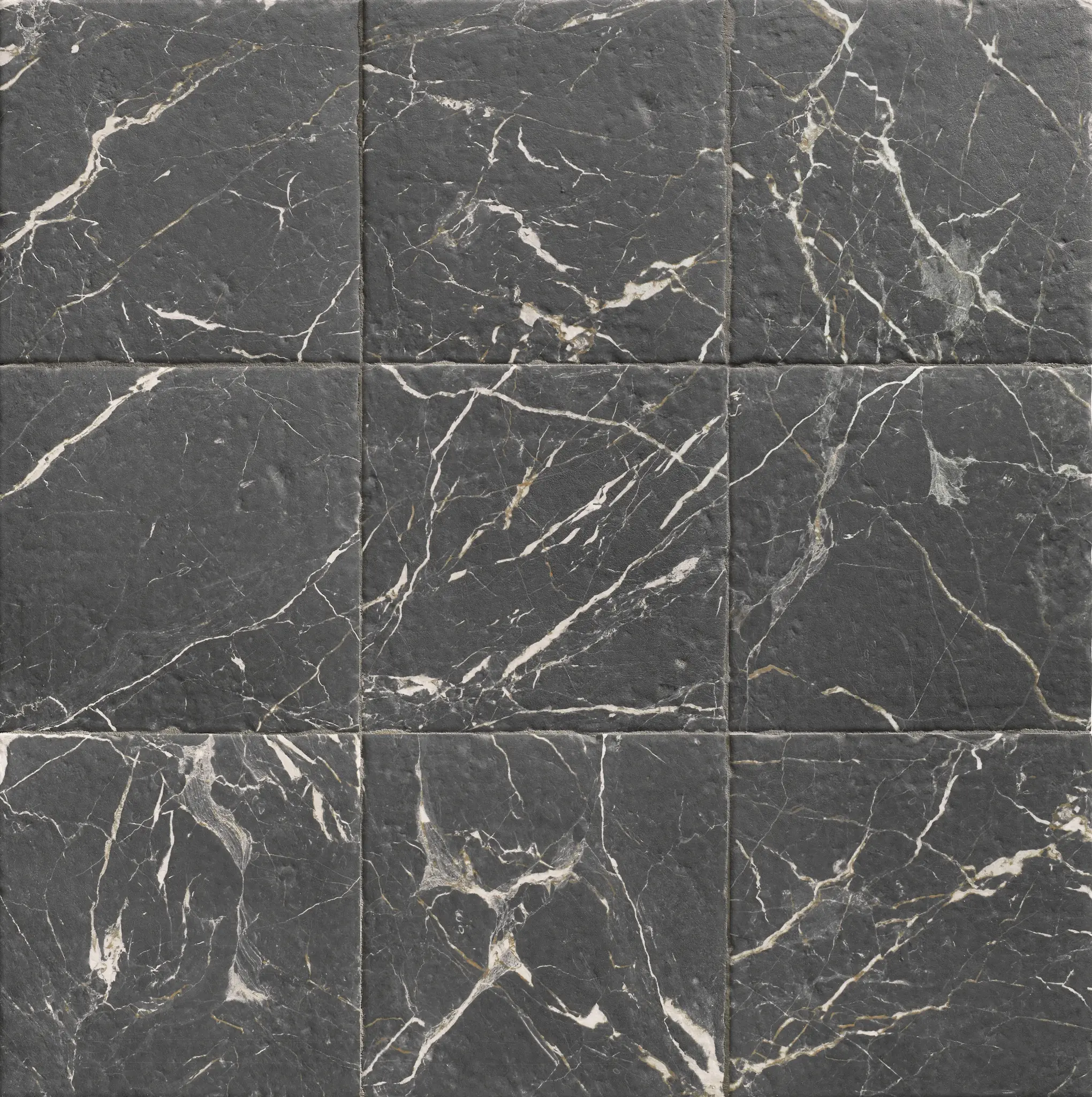 Versail Black 8x8 Matte Porcelain Tile
