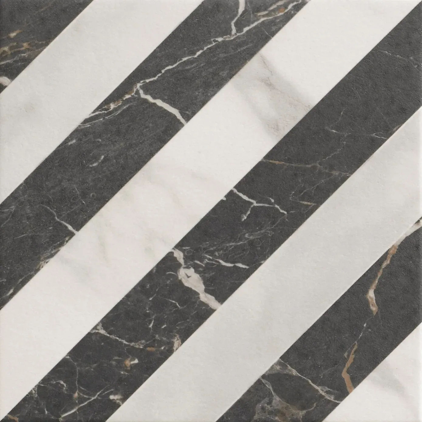 Versail Geo Versail Dark 8x8 Matte Porcelain Décor Tile 3