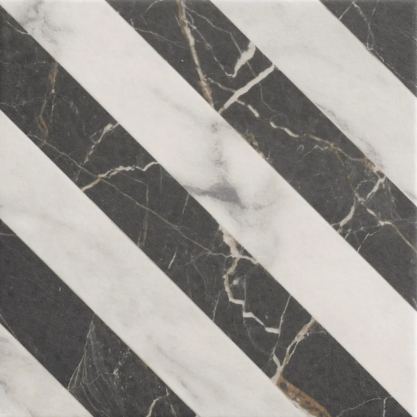 Versail Geo Versail Dark 8x8 Matte Porcelain Décor Tile 3