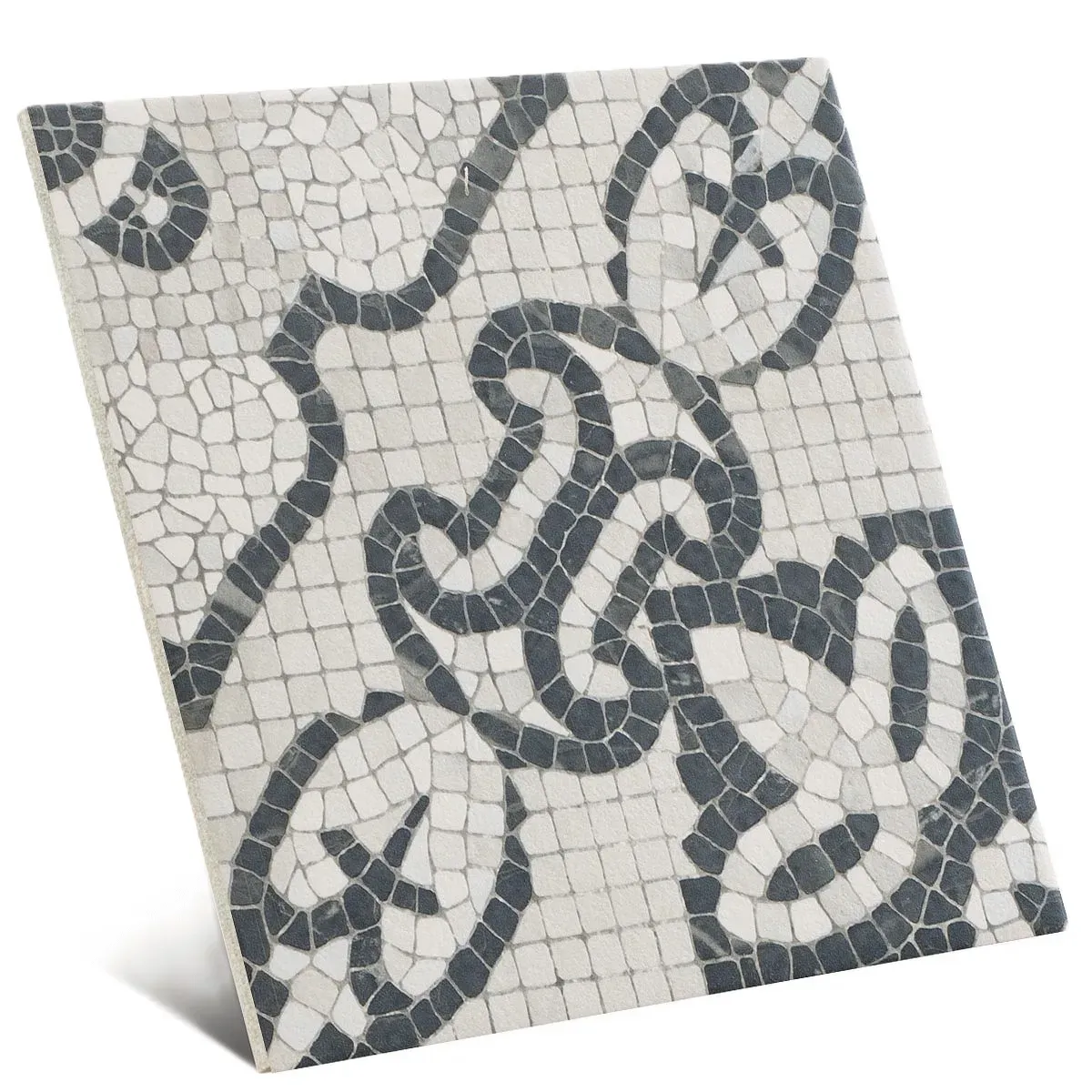 Versail Light Gray 8x8 Matte Porcelain Décor Tile 9