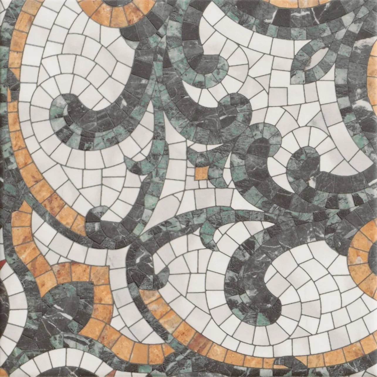 Versail Warm 8x8 Matte Porcelain Décor Tile 5