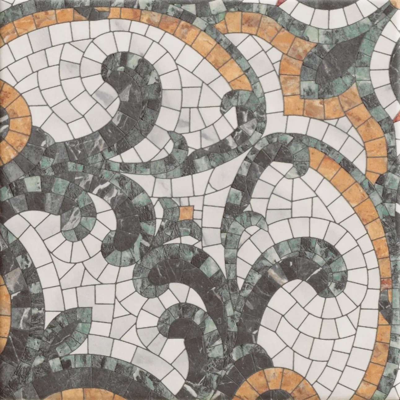 Versail Warm 8x8 Matte Porcelain Décor Tile 5