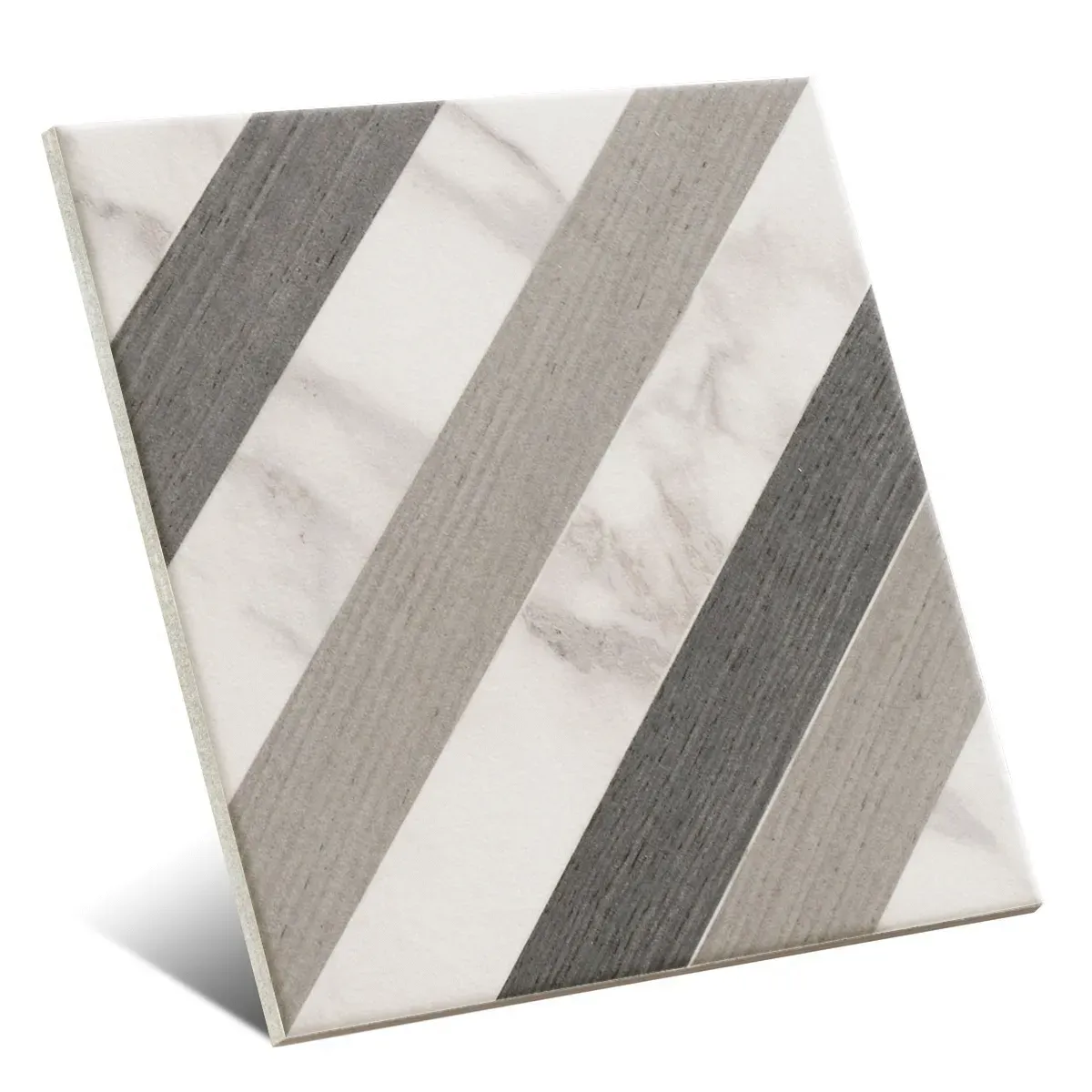 Versail Geo Versail Wood 8x8 Matte Porcelain Décor Tile 2