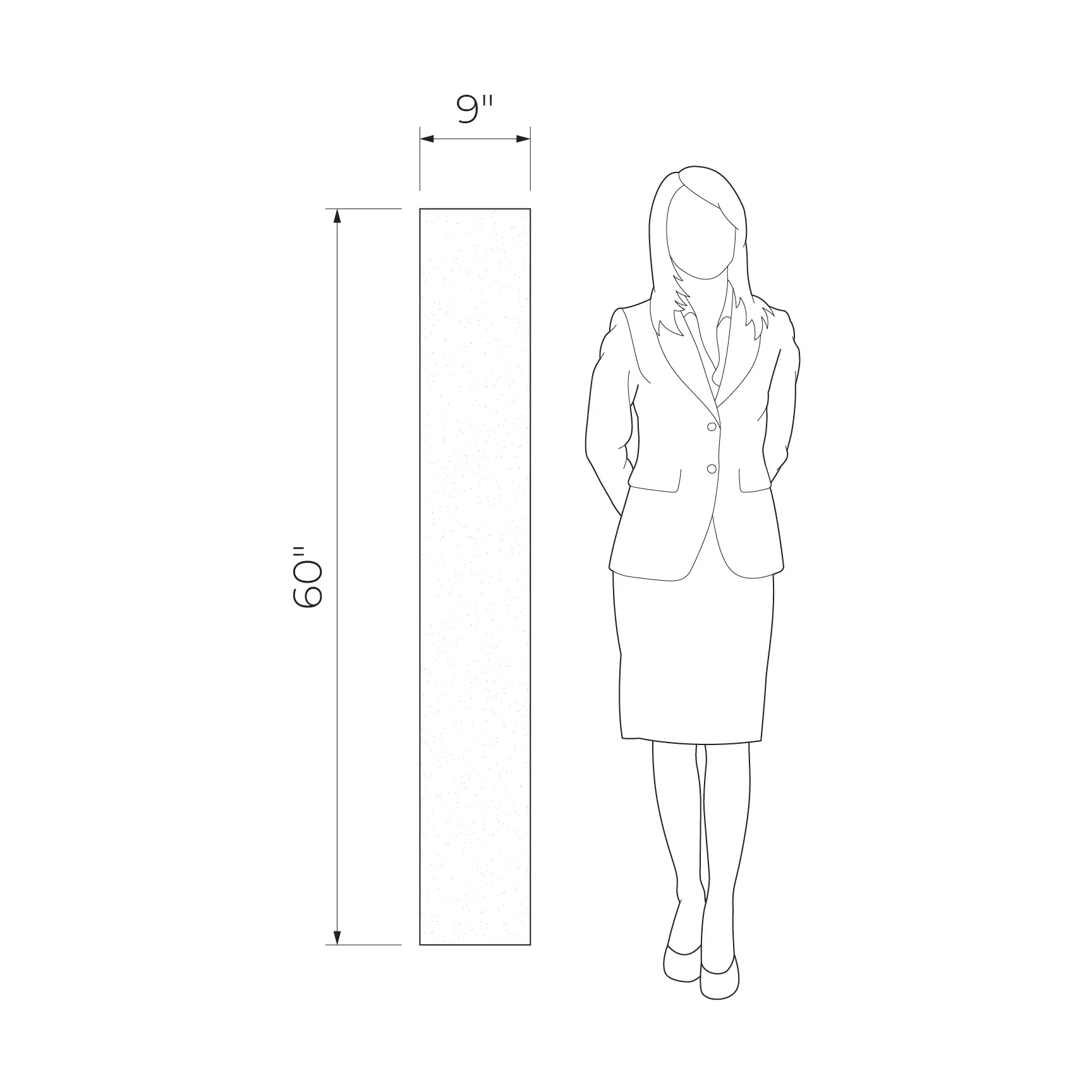 Wood Work White 9x60 Matte Wood Look Structure Porcelain Tile