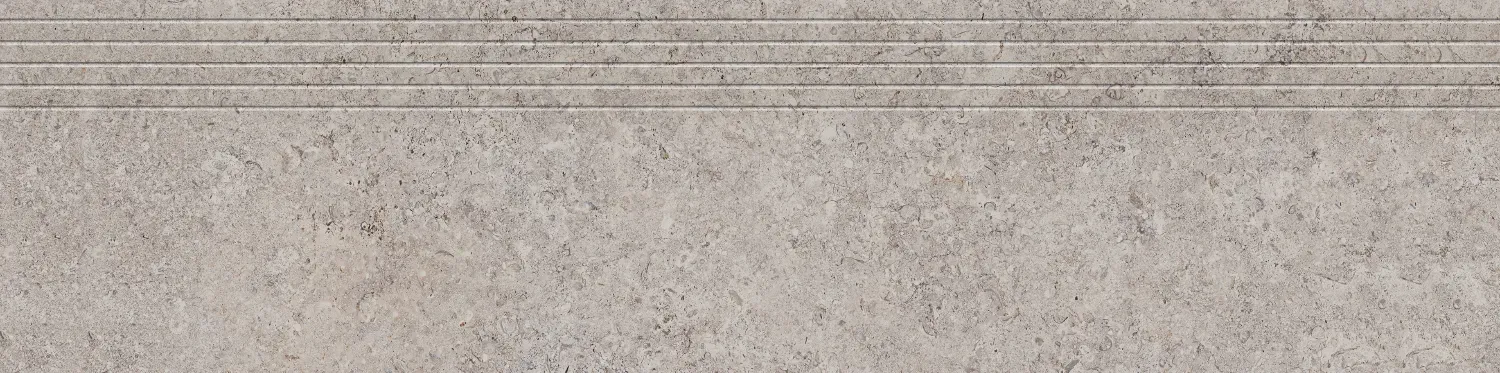 Zimba Beige 12x48 Matte Stone Look Structure Step Tread Porcelain Tile