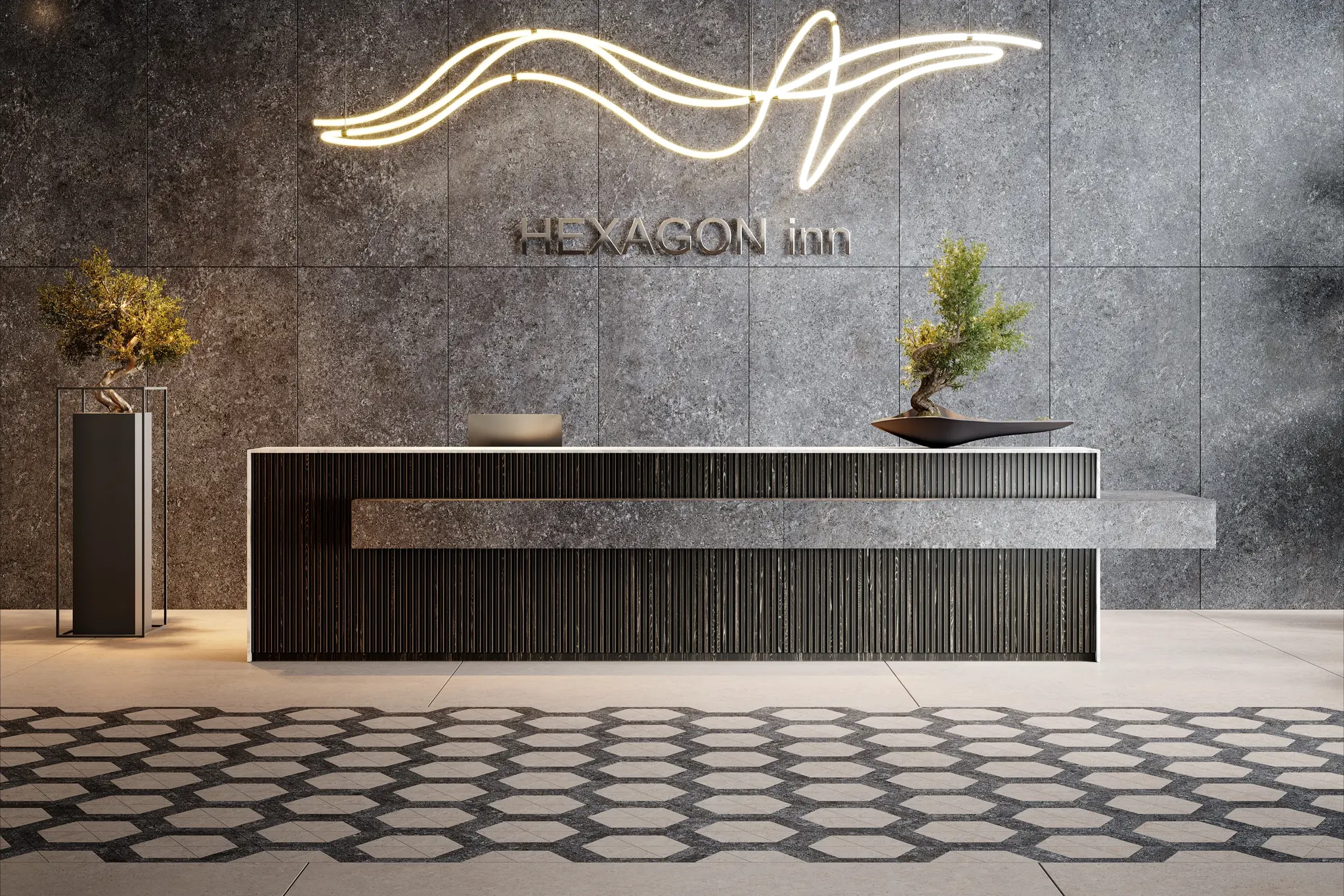 Zimba Beige 32x32 Matte Stone Look Structure Porcelain Tile