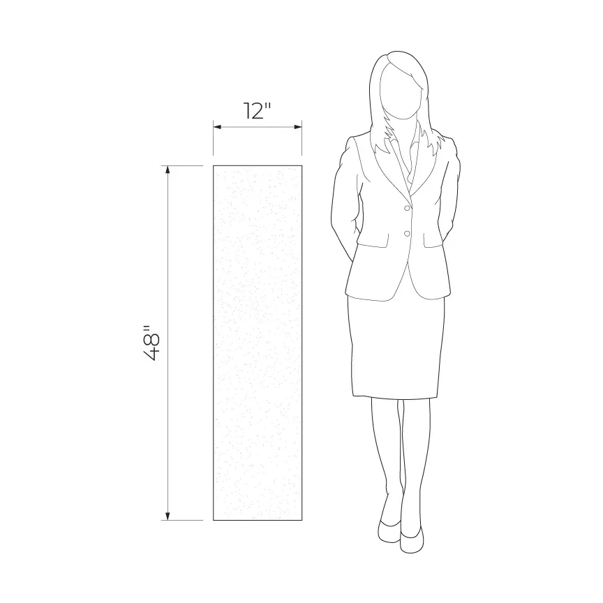 Zimba Light Gray 12x48 Matte Stone Look Structure Step Tread Porcelain Tile