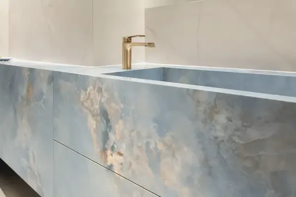 Aquamarine Blue 24x48 Polished Porcelain Tile