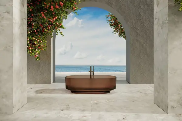Aquamarine Gray 12x12 Matte Floor & Wall Elongated Hexagon Mosaics