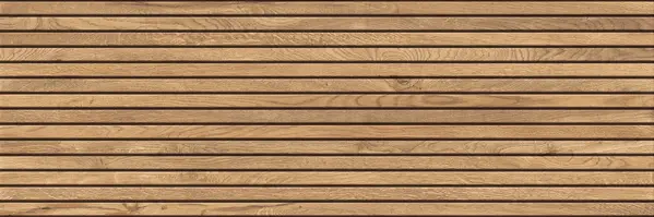 Bandwood Beige 16x48 Matte Black Grout Structure Ceramic Wall Tile