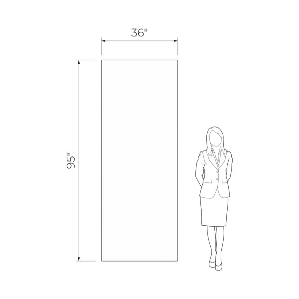 Birch 4-element glass Wall Decoration