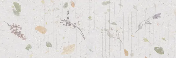 Bloom Linen White 24x36 Semi - Matte Structure Wall Décor Tile - Set of 2