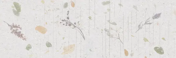 Sample - Bloom Linen White 24x36 Semi - Matte Structure Wall Décor Tile - Set of 2