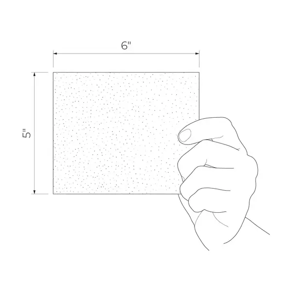 Sample - Bloom Multicolor 5x6 Semi - Matte Hexagon Ceramic Wall Tile