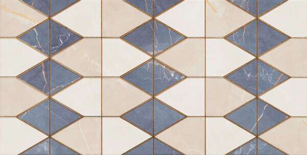 Chic Stone Sample - Chic Stone Mix 12x24 Glossy Ceramic Wall Décor Tile