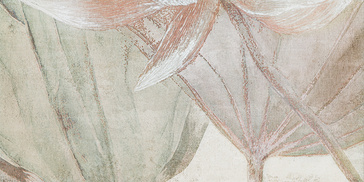 Tortora Flowers 24x48 Matte Porcelain Wall Décor Tile - Element A1