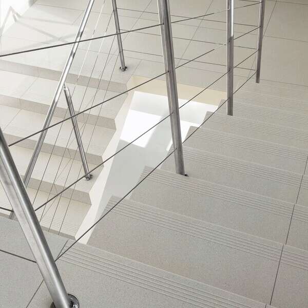 Grand Cave Graphite 12x24 Matte Stone Look Structure Step Tread Porcelain Tile