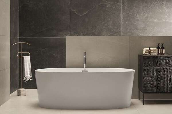 Grand Cave Graphite 24x24 Lappato Stone Look Porcelain Tile