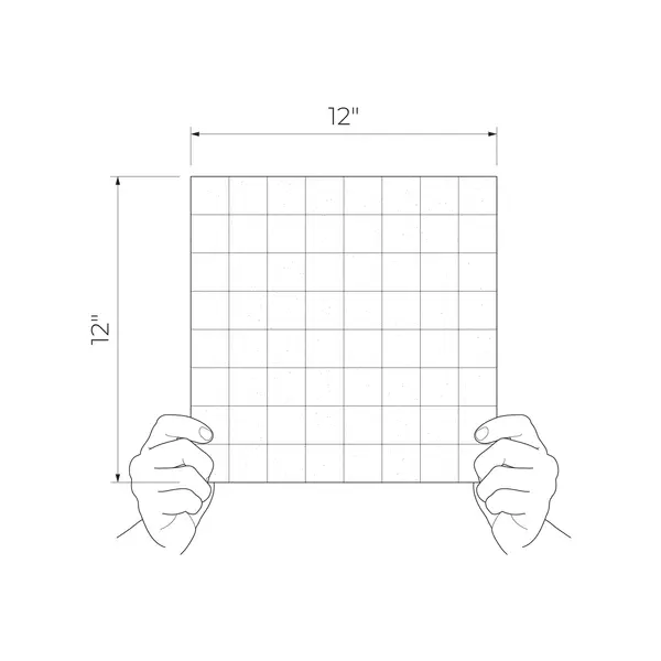 Grand Cave White 12x12 Matte Stone Look Structure Floor & Wall Square Mosaics
