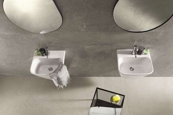 Grand Cave White 32x32 Matte Stone Look Structure Porcelain Tile