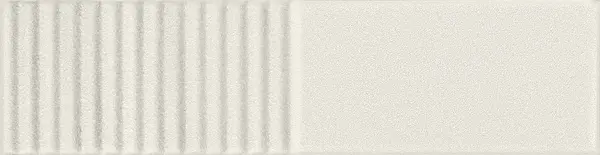 Groove White Sugar 3x12 Glossy Structure 2 Subway Wall Tile