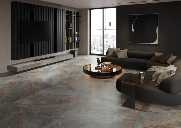 Halcyon Gray 48x48 Matte Structure Porcelain Tile