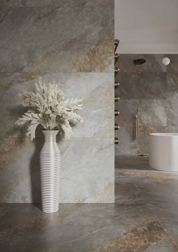 Halcyon Light Gray 24x48 Matte Structure Porcelain Tile