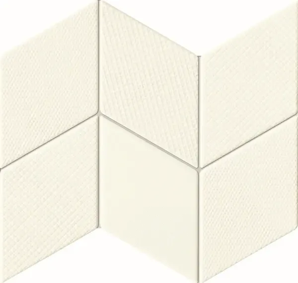 House of Tones Sample - House of Tones White 9x12 Matte Ceramic Wall Mosaic