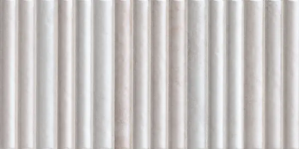 Incurve Fluted Linen White 6x12 Glossy Ceramic Wall Structure Tile